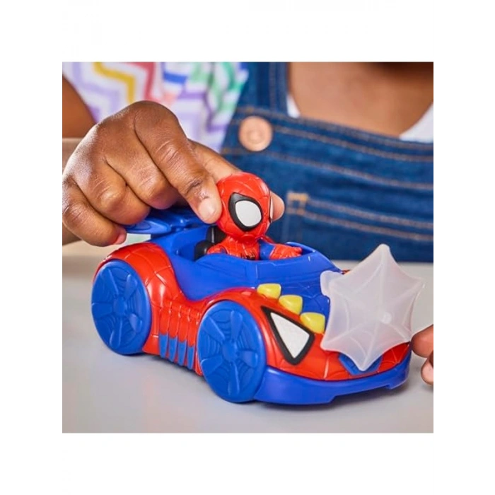 Spidey Web Crawler Aksiyon Figürü ve Oyuncak Araba Seti