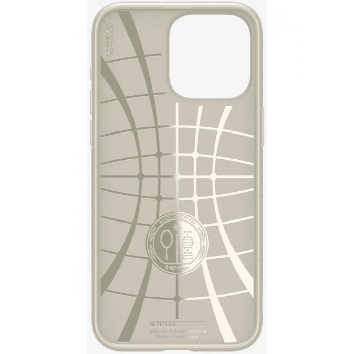 Spigen Apple iPhone 15 Pro Max ile Uyumlu Kılıf Liquid Air Natural Titanium - ACS07212