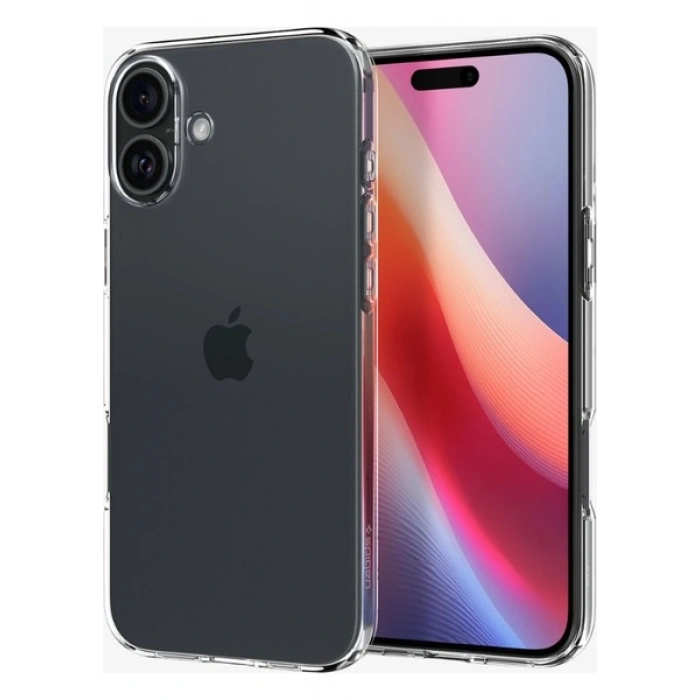 Spigen Apple iPhone 16 Plus ile Uyumlu ince Kılıf Crystal Flex Sararmaya Dayanıklı DuraClear™ Hava Kanalı Teknolojisi™ Askeri Sınıf Koruma Rose Crystal Şeffaf Kapak - ACS08094
