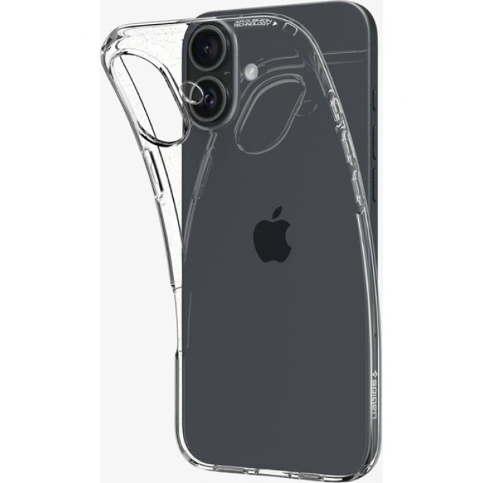 Spigen Apple iPhone 16 Plus ile Uyumlu ince Kılıf Crystal Flex Sararmaya Dayanıklı DuraClear™ Hava Kanalı Teknolojisi™ Askeri Sınıf Koruma Rose Crystal Şeffaf Kapak - ACS08094