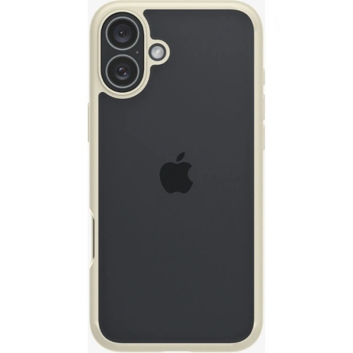 Spigen Apple iPhone 16 Plus ile Uyumlu ince Kılıf Ultra Hybrid Sararmaya Dayanıklı DuraClear™ Hava Kanalı Teknolojisi™ Askeri Sınıf Koruma Mute Beige Şeffaf Kapak - ACS08073