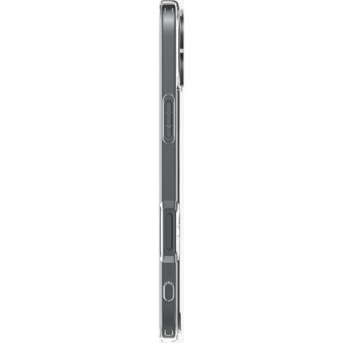 Spigen Apple iPhone 16 Plus ile Uyumlu ince MagSafe Kılıf Ultra Hybrid Sararmaya Dayanıklı DuraClear™ Hava Kanalı Teknolojisi™ Askeri Sınıf Koruma MagFit Zero One White Tasarım Kapak - ACS08079