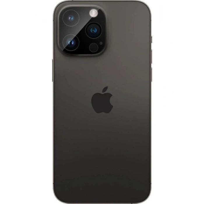 Spigen Apple iPhone 16 Pro Max / 16 Pro / 15 Pro Max / 15 Pro / 14 Pro Max / 14 Pro ile Uyumlu Kamera Lens Camı Koruyucu GLAS.tR Optik (2 Adet) Black - AGL05273