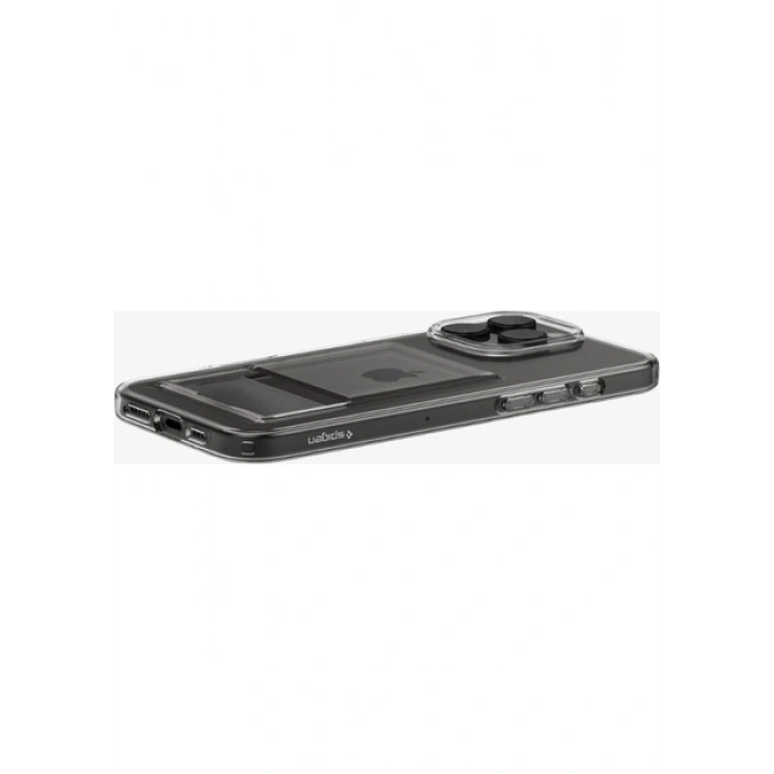 Spigen Apple iPhone 16 Pro Max ile Uyumlu ince Kılıf Crystal Slot Sararmaya Dayanıklı DuraClear™ Hava Kanalı Teknolojisi™ Askeri Sınıf Koruma Crystal Clear Cüzdanlı Şeffaf Kapak - ACS08011