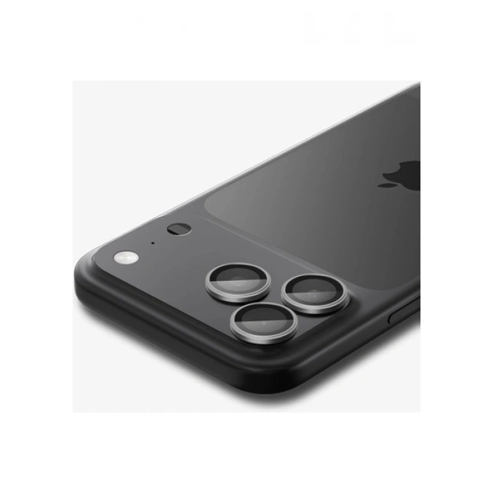 Spigen Apple iPhone 17 Pro Max / 17 Pro / 16 Pro Max / 16 Pro / 15 Pro Max / 15 Pro / 14 Pro Max ile Uyumlu Kamera Lens Camı Koruyucu Kolay Kurulum GLAS.tR EZ Fit Optik Pro (2 Adet) Gray - AGL10125