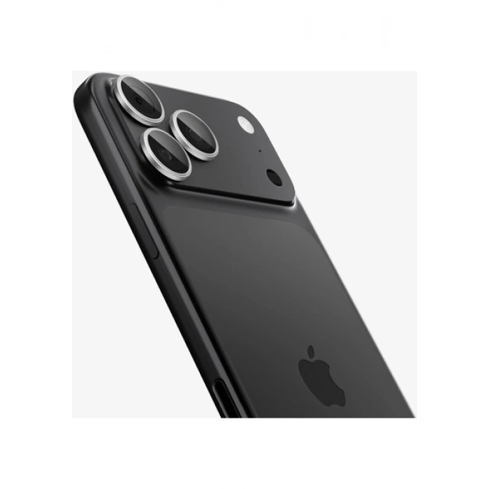 Spigen Apple iPhone 17 Pro Max / 17 Pro / 16 Pro Max / 16 Pro / 15 Pro Max / 15 Pro / 14 Pro Max ile Uyumlu Kamera Lens Camı Koruyucu Kolay Kurulum GLAS.tR EZ Fit Optik Pro (2 Adet) Silver AGL10124