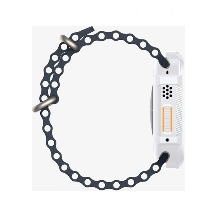 Spigen Apple Watch 49mm (Ultra 2/1) Kılıf Rugged Armor White - ACS07384