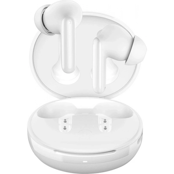 Spigen Audio TWS S10 Bluetooth Kablosuz Kulaklık - ANC Aktif Gürültü Engelleme + ENC 6 Mikrofon - 10mm Sürücü - 30 Saat Pil - iOS & Android EQ App Şeffaf & Gaming Mod iPX4 Beyaz - ASD07962