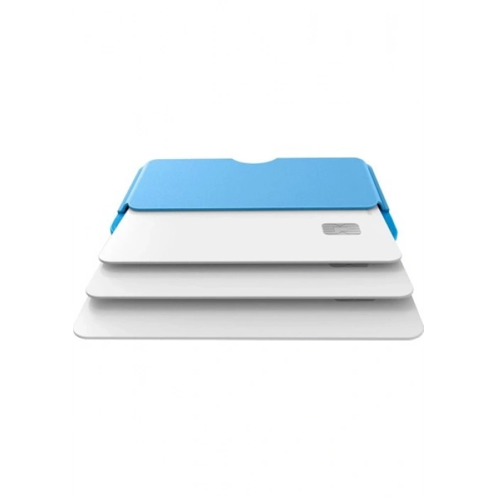 Spigen Caseology Apple iPhone için MagSafe özellikli 3 Kartlı Manyetik Cüzdan Folder Pop Wallet Sky Blue - AFA07231