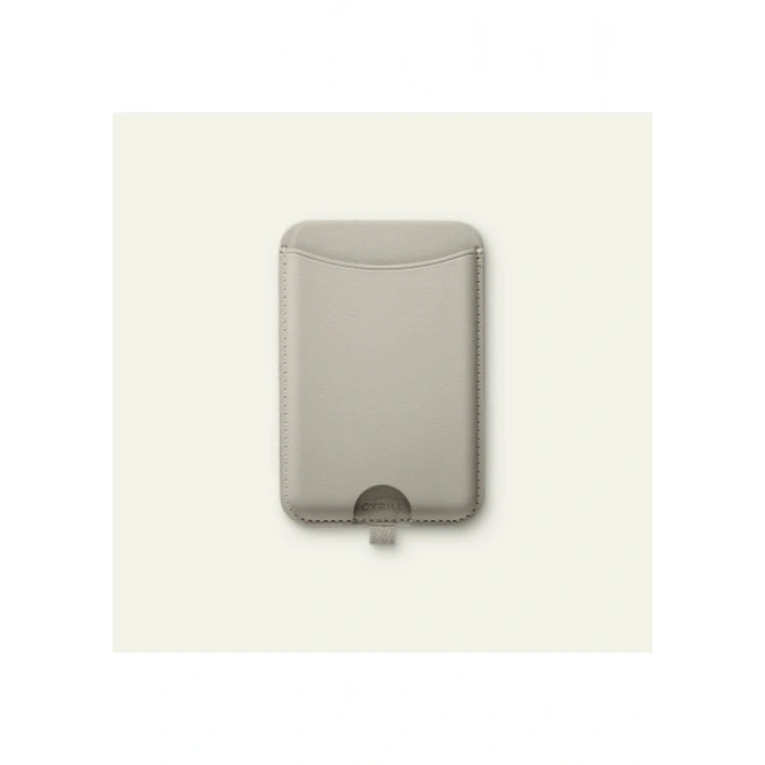 Spigen Ciel by CYRILL Apple iPhone için MagSafe özellikli Kartlı Manyetik Cüzdan Kajuk Mag Cream - AFA05260