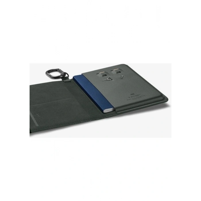 Spigen Passport Holder RFID Korumalı Seyahat Çantası Pasaport Cüzdan Military Green - AFA08347