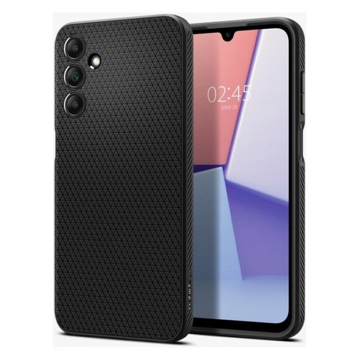 Spigen Samsung Galaxy A15 ile Uyumlu Kılıf Liquid Air Matte Black - ACS07246