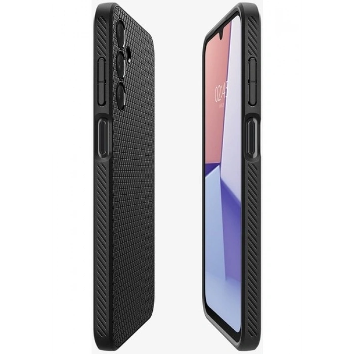 Spigen Samsung Galaxy A15 ile Uyumlu Kılıf Liquid Air Matte Black - ACS07246