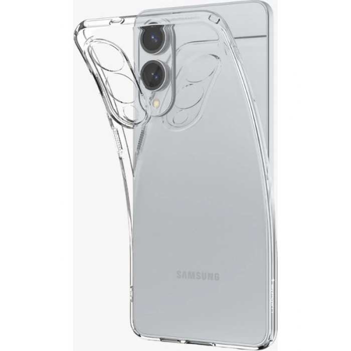 Spigen Samsung Galaxy S25 Edge ile Uyumlu ince Kılıf Crystal Flex Sararmaya Dayanıklı DuraClear™ Hava Kanalı Teknolojisi™ Askeri Sınıf Koruma Crystal Clear Şeffaf Kapak - ACS09572