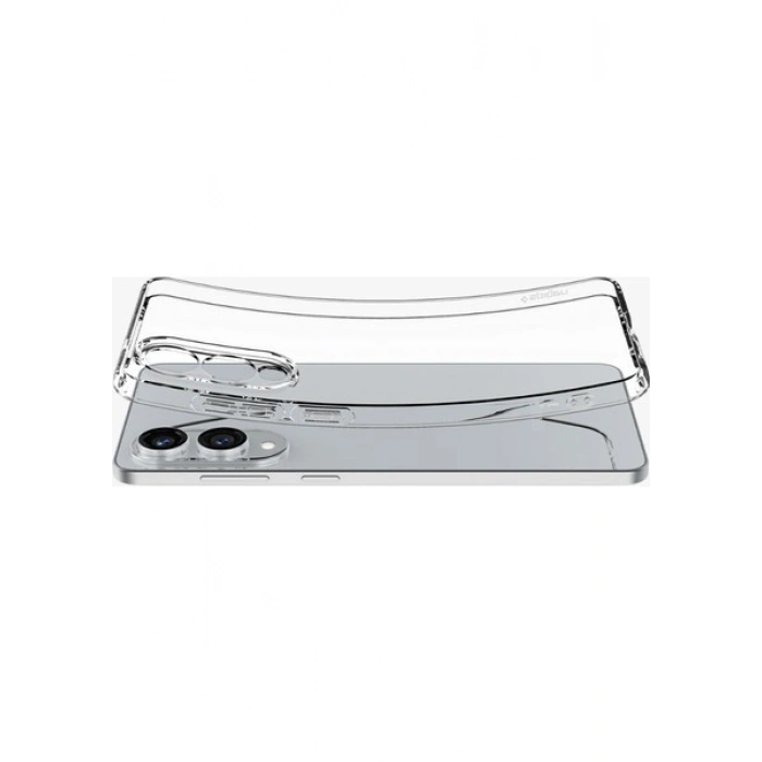 Spigen Samsung Galaxy S25 Edge ile Uyumlu ince Kılıf Crystal Flex Sararmaya Dayanıklı DuraClear™ Hava Kanalı Teknolojisi™ Askeri Sınıf Koruma Crystal Clear Şeffaf Kapak - ACS09572