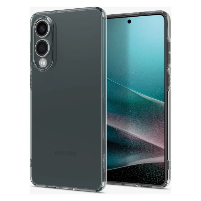 Spigen Samsung Galaxy S25 Edge ile Uyumlu ince Kılıf Liquid Crystal Sararmaya Dayanıklı DuraClear™ Hava Kanalı Teknolojisi™ Askeri Sınıf Koruma Space Crystal Şeffaf Kapak - ACS09426