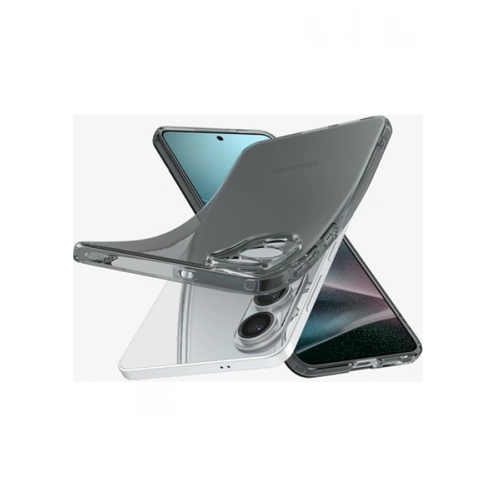 Spigen Samsung Galaxy S25 Edge ile Uyumlu ince Kılıf Liquid Crystal Sararmaya Dayanıklı DuraClear™ Hava Kanalı Teknolojisi™ Askeri Sınıf Koruma Space Crystal Şeffaf Kapak - ACS09426