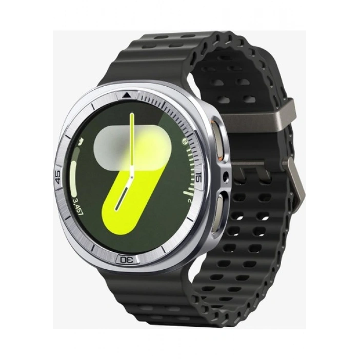 Spigen Samsung Galaxy Watch 8 (44mm) Kasa Koruyucu Bezel Tune Pro Pilot Saat Aksesuar Paslanmaz Çelik Yapı Üstün Koruma Silver - ACS10011