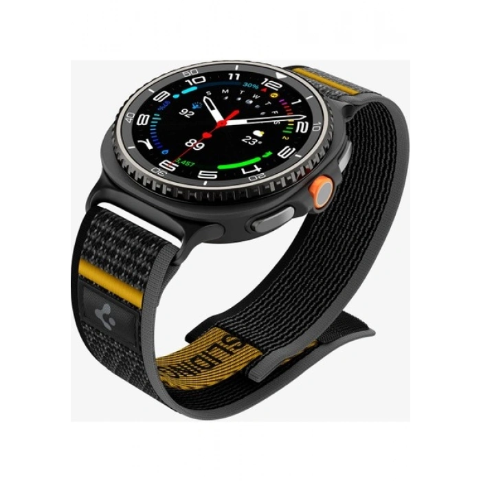 Spigen Samsung Galaxy Watch 8 Classic (46mm) & Watch 8 (44mm/40mm) Kordon Kayış Band Athlex Air Active Black - AMP10111