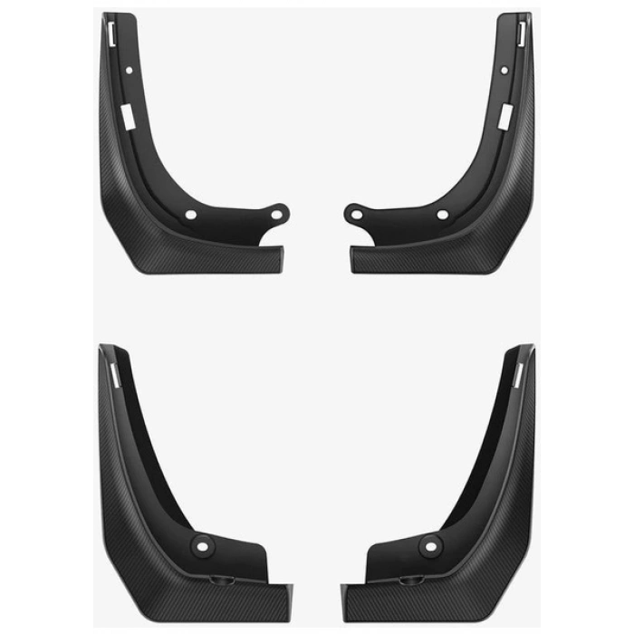 Spigen Tesla Model 3 (2023) WeatherBloc (Carbon Edition) Çamurluk 4lü Set TO300 Black - ACP04511