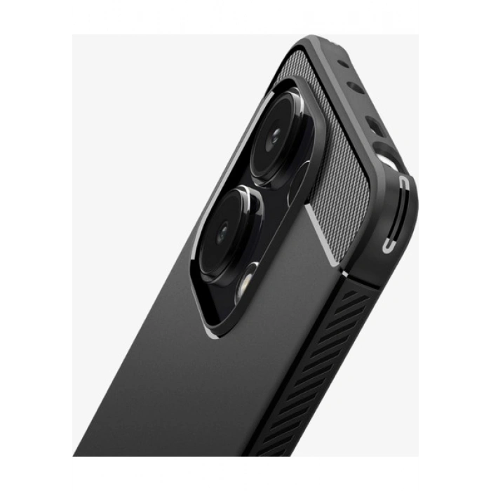 Spigen Xiaomi Redmi Note 13 Kılıf Rugged Armor Matte Black - ACS07664