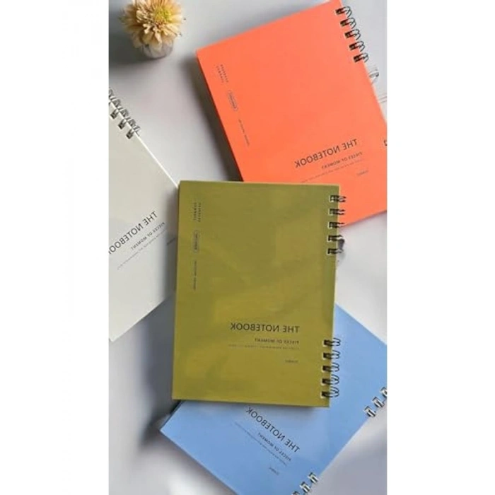 Spiralli Çizgisiz A5 Defter - 80 Yaprak, 4 Renk Seçeneği