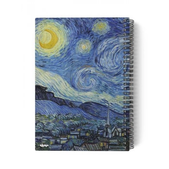 Spiralli Defter A5 Boyutunda - 100 Sayfa Sanat Tasarımı