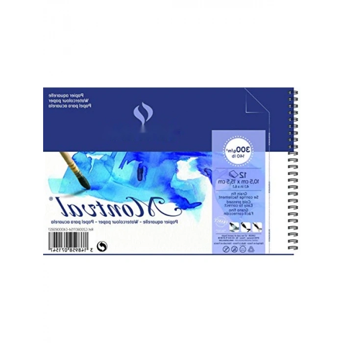 Spiralli Eskiz ve Resim Defteri, 12 Sayfa, 5x15 cm, 300g