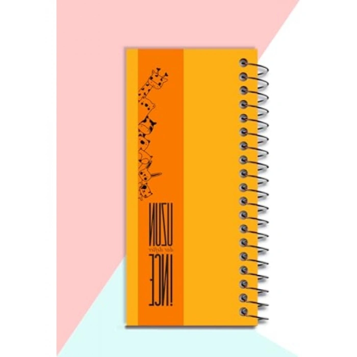 Spiralli Not Defteri, Uzun İnce Dar, 120 Sayfa