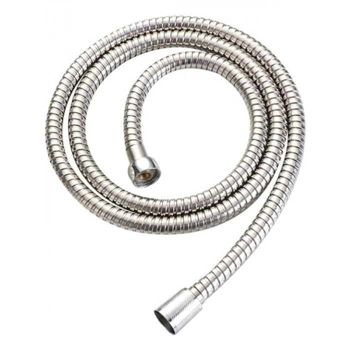 Spiralli Örgülü Duş Hortumu - 1,5 Metre, Krom