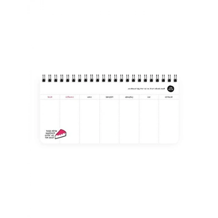 Spiralli Planlayıcı - Stickerlı ve Özel Tasarım