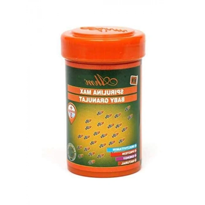 Spirulina Max Baby Granulat Balık Yemi 100 Ml