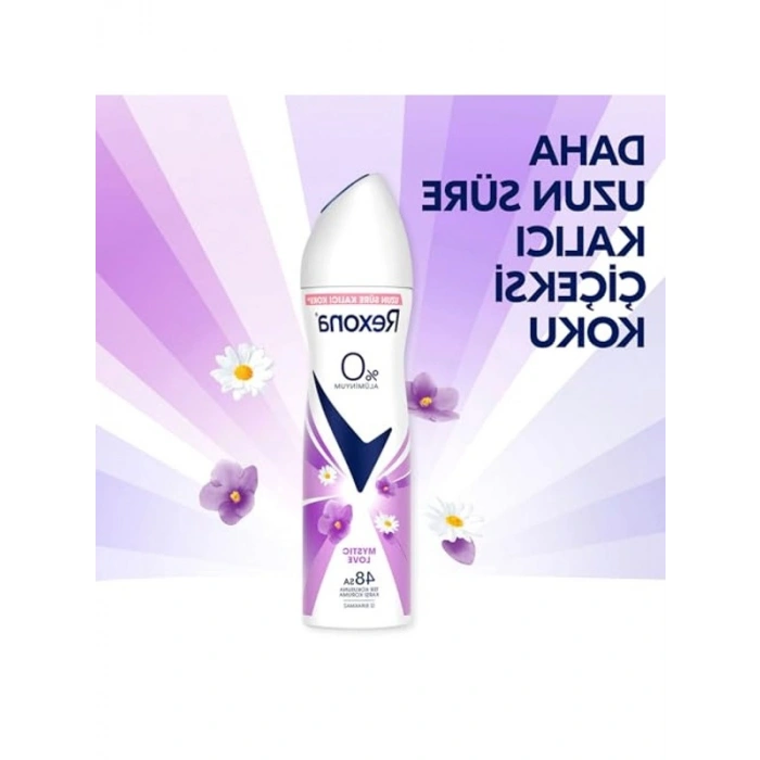 Sprey Deodorant, Mystic Love Aromalı ve Alüminyum İçermeyen Formül 150 ml