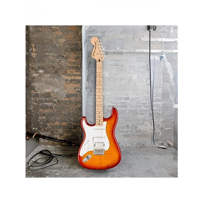 Squier Affinity Strat FMT HSS MN WPG SSB Elektro Gitar