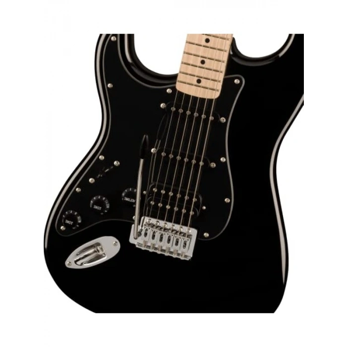 Squier Sonic Stratocaster HSS Akçaağaç Klavye Siyah Elektro Gitar