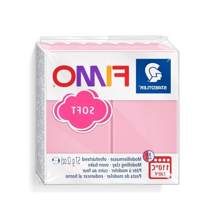 Staedtler Fimo 8020-T21 Fimo Soft Modelleme Kili 57 gr Pembe
