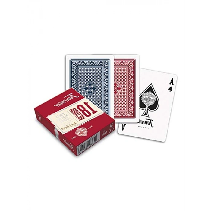 Standart Endeksli Poker Oyun Kartları, Kırmızı veya Mavi Seçenek