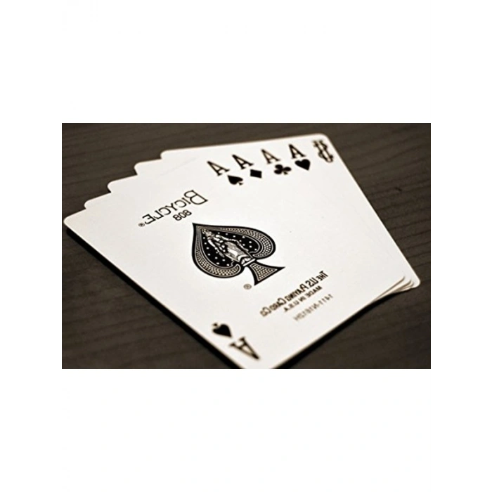 Standart Poker Boyu Oyun Kağıdı Destesi, 2 Deste Kırmızı ve Mavi