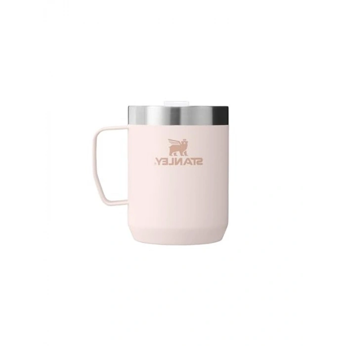 Stanley Classic Legendary Camp Mug Paslanmaz Çelik Termos Bardak, Pembe Kuvars (Rose Quartz), 0.23 Litre