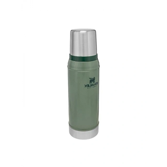 Stanley Classic Legendary Vakumlu Çelik Termos, Yeşil (Hammertone Green), 0.75 L