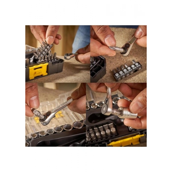 Stanley Fatmax 1/4 Mini Lokma ve Bits Uç Takımı 37 Parça