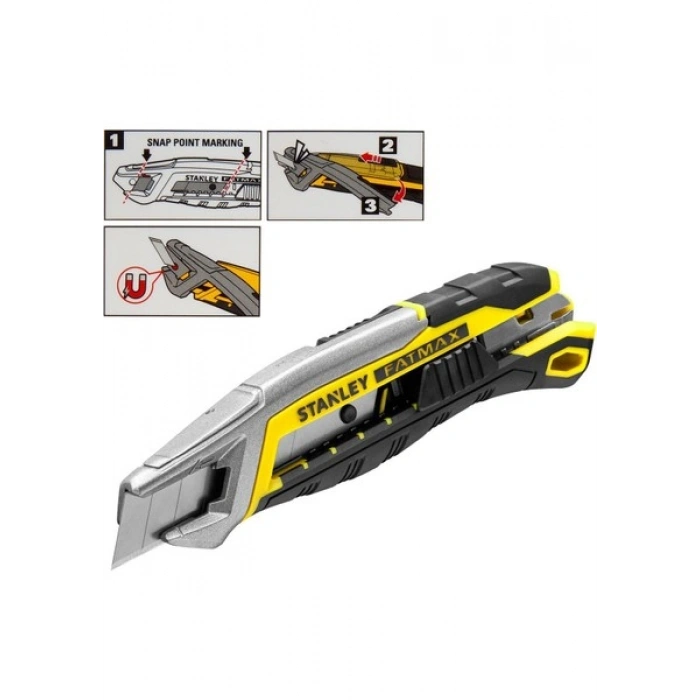 Stanley FMHT10594-0 Fatmax Hızlı Bıçak Kırmalı Maket Bıçağı 18 mm