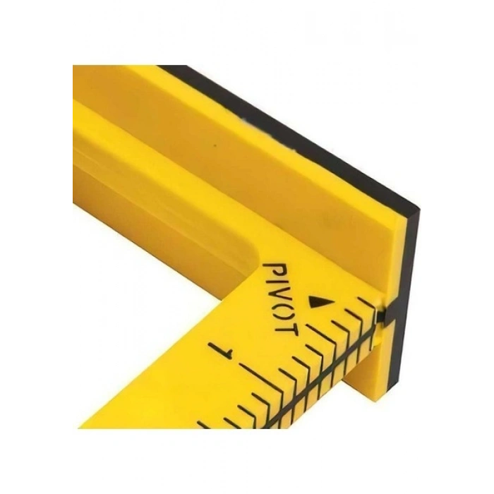Stanley STHT46011 Çift Renkli Abs Plastik Inç Ölçülü Gönye 12 (300 Mm)