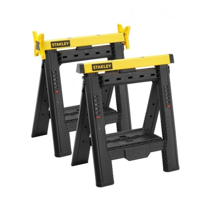 Stanley STST1-70559 Yükseklik ve Genişlik Ayarlı Katlanır Çalışma Tezgahı 450 kg
