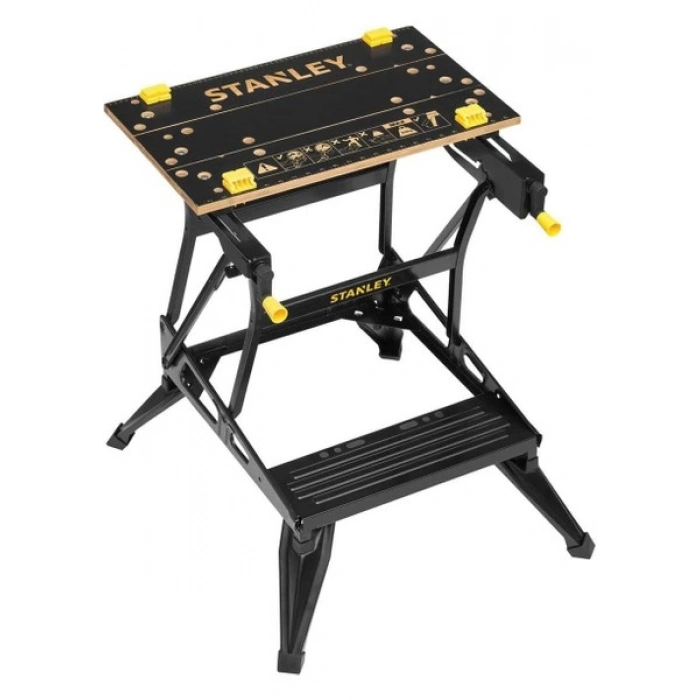 Stanley STST83400-1 Ikisi Bir Arada Katlanır Çalışma Tezgahı ve Mengene