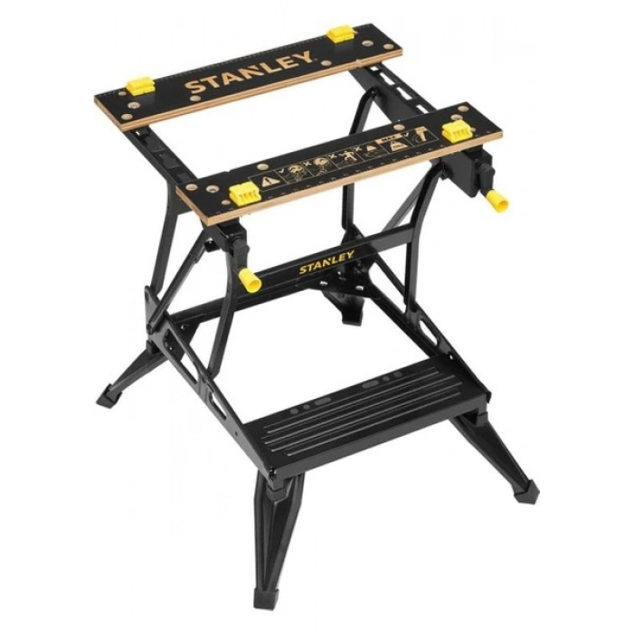 Stanley STST83400-1 Ikisi Bir Arada Katlanır Çalışma Tezgahı ve Mengene