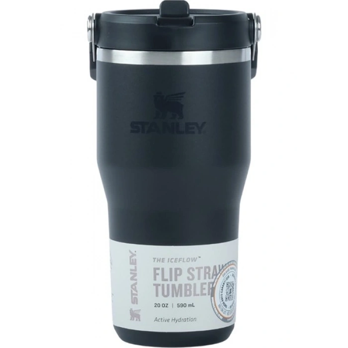 Stanley The Iceflow Flip Straw Siyah Termos (10-12044-045)