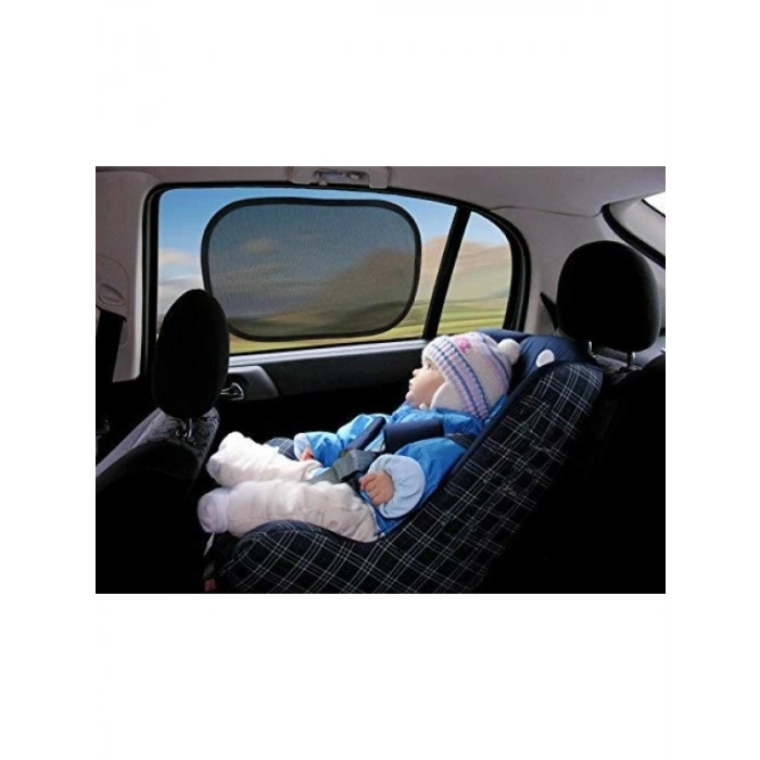 Statik Araç Güneşliği - 2li Set (Siyah)