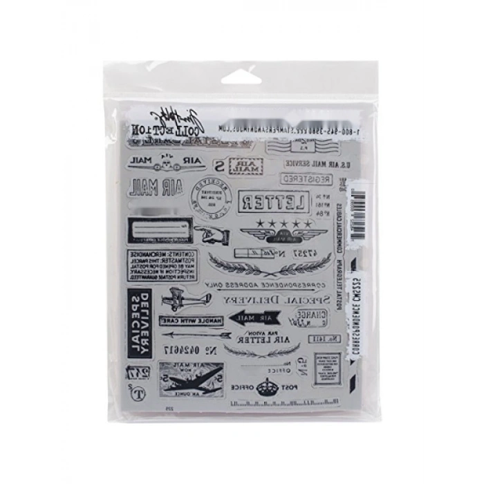 Statik Yazışma İçin Mounted Damga Seti