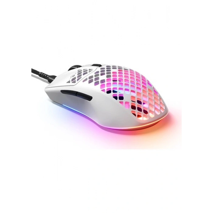 SteelSeries Aerox 3 Snow Kablolu Gaming Mouse
